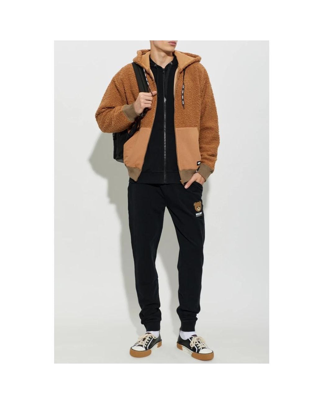 Zip-Throughs Moschino de hombre de color Brown