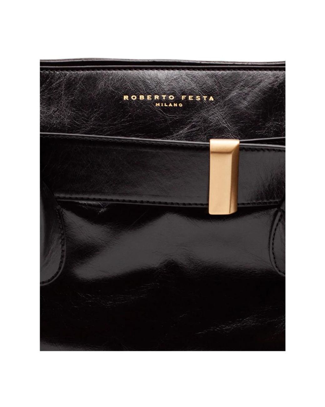Roberto Festa Black Shopping Bags