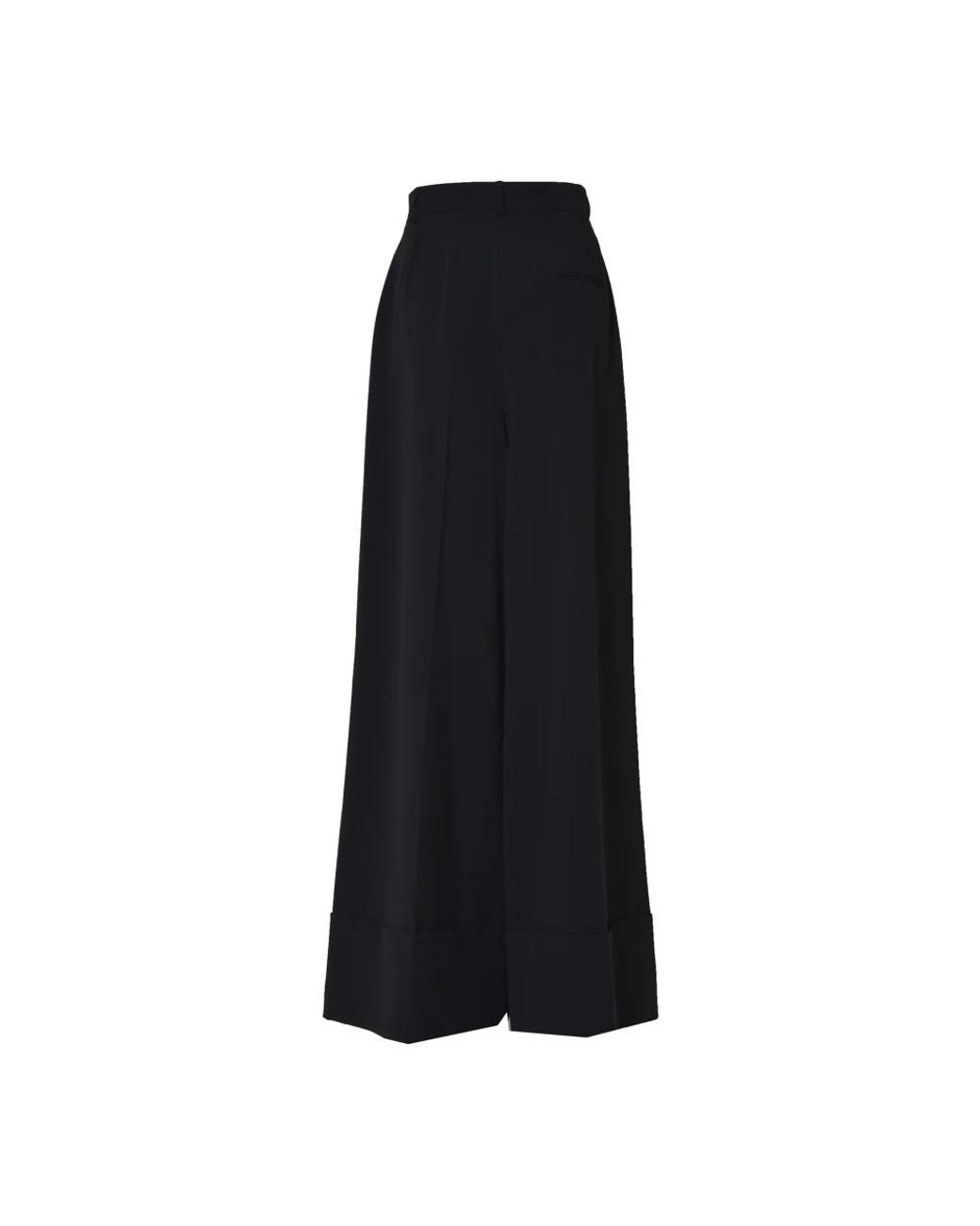 Moschino Black Wide Trousers