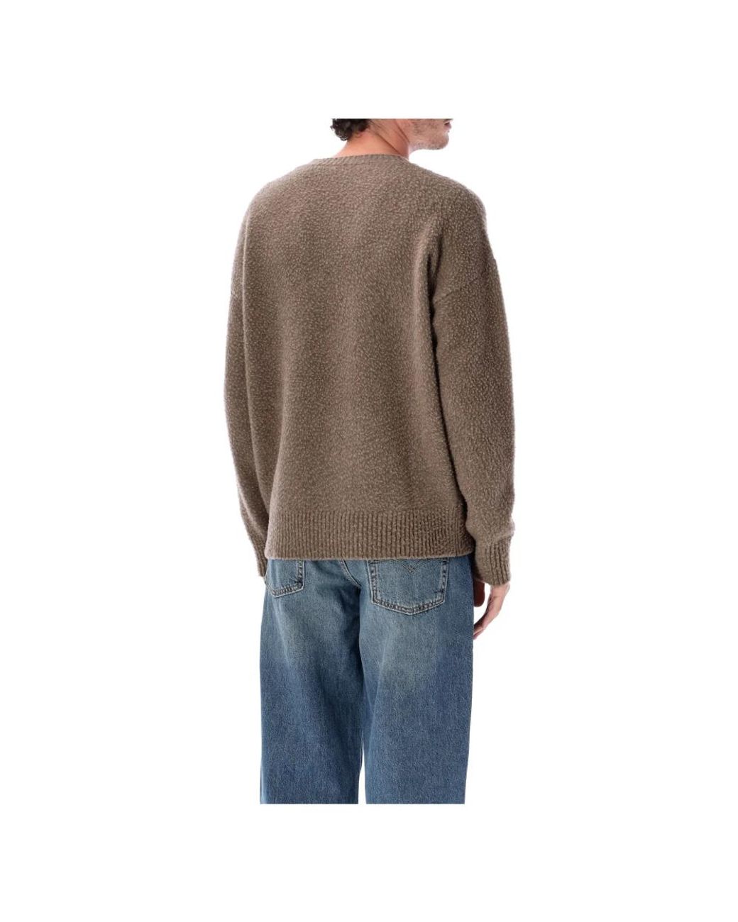 Roberto Collina Brown Round-Neck Knitwear for men