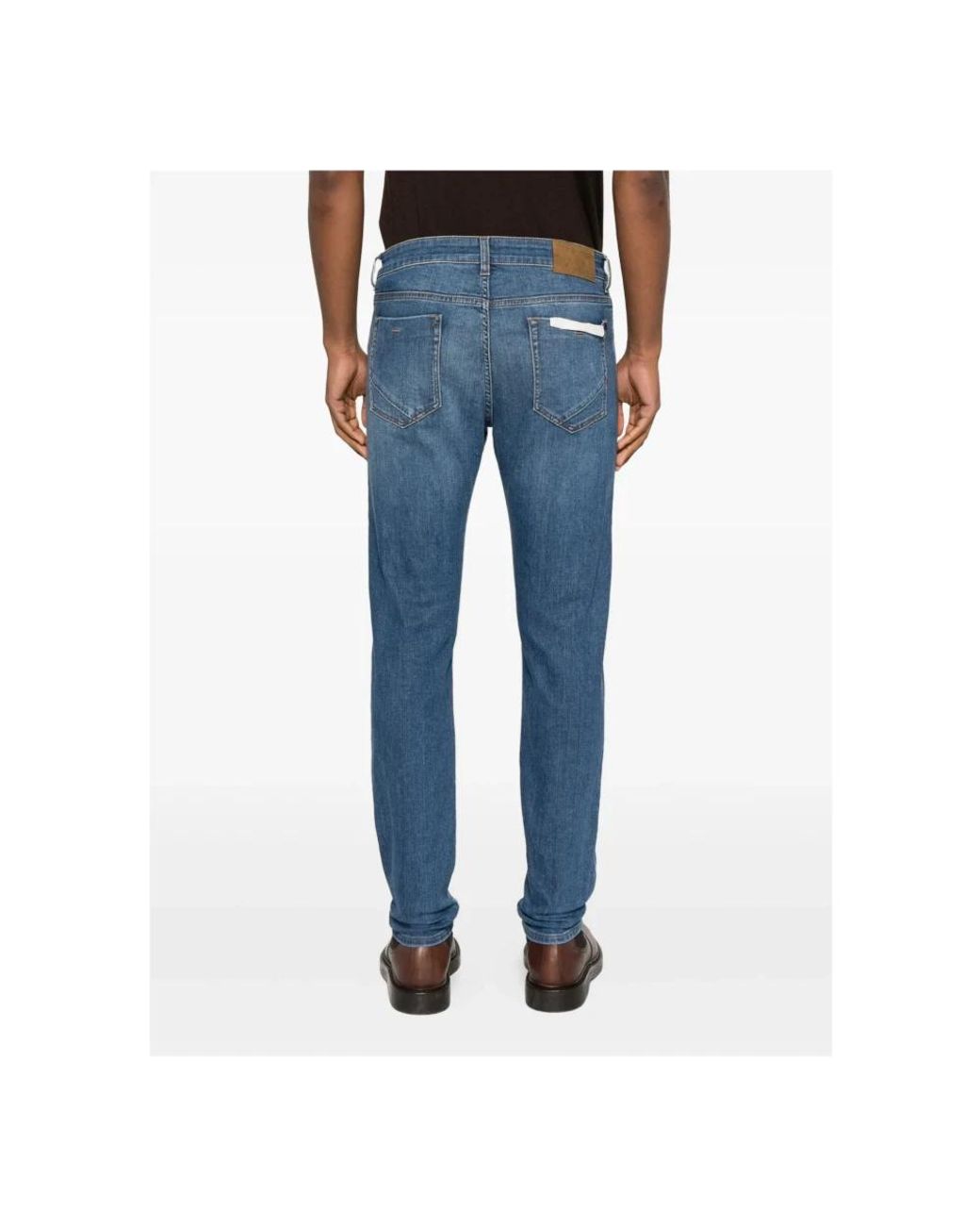 Incotex Blue Slim-Fit Jeans for men