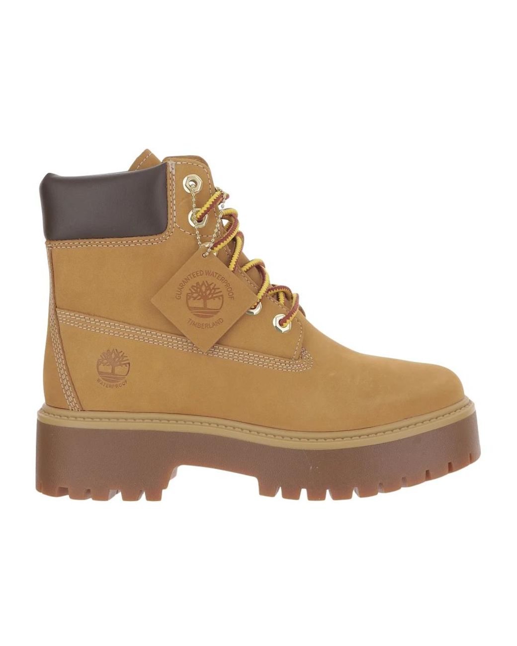 Timberland Brown Lace-Up Boots