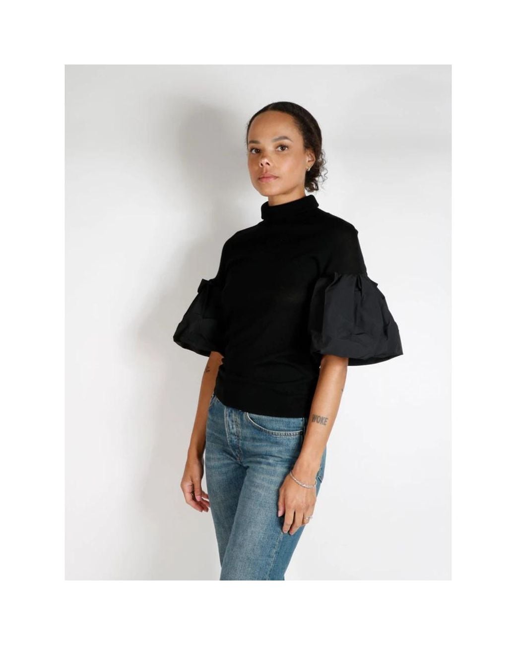 MEIMEIJ Black Turtlenecks
