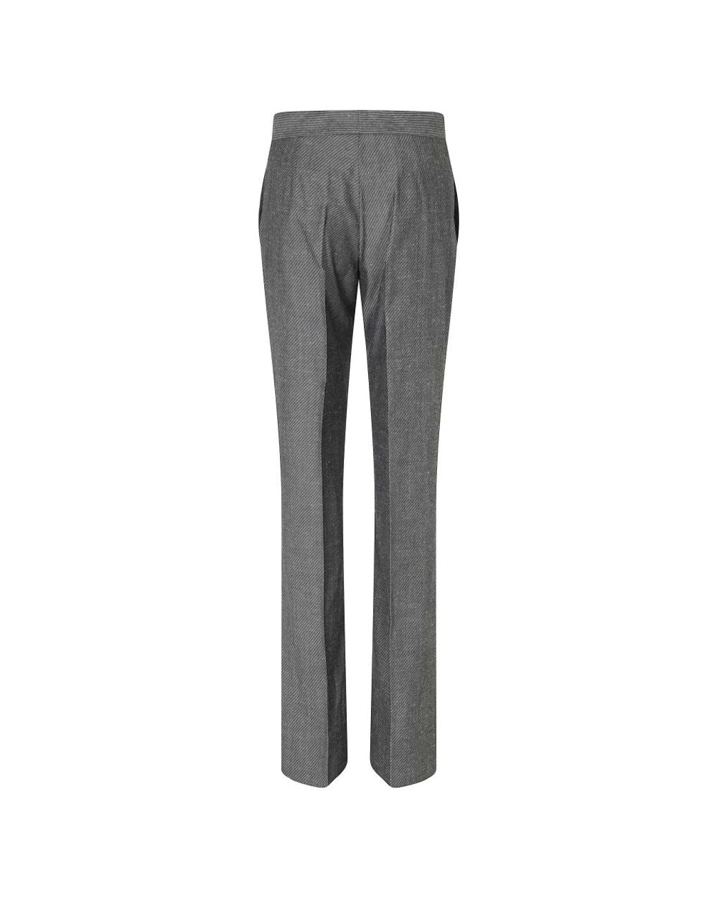 Stella McCartney Gray Straight Trousers