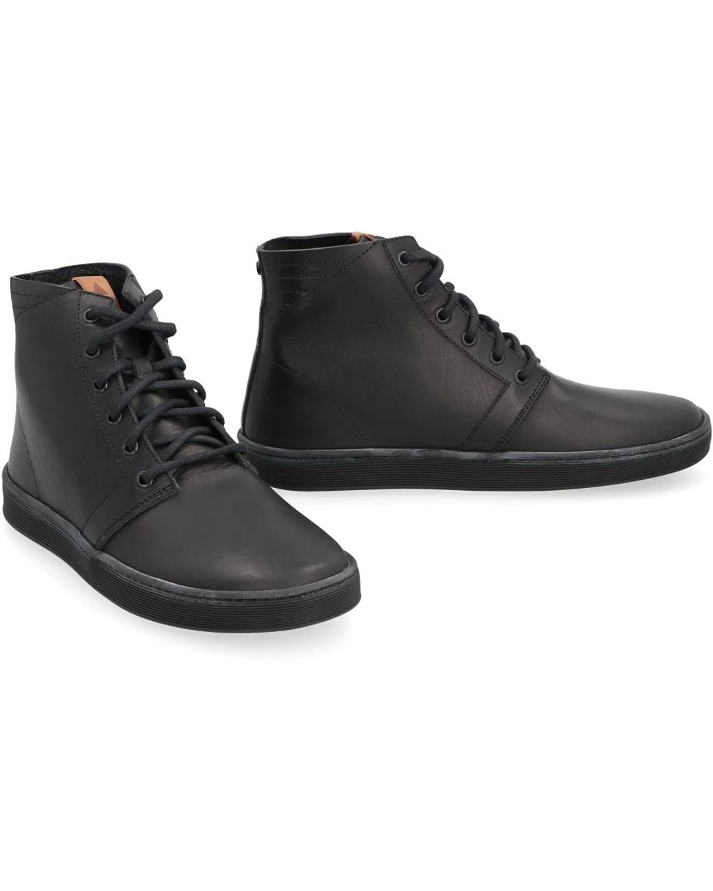 Volta Footwear Black Lace-Up Boots for men