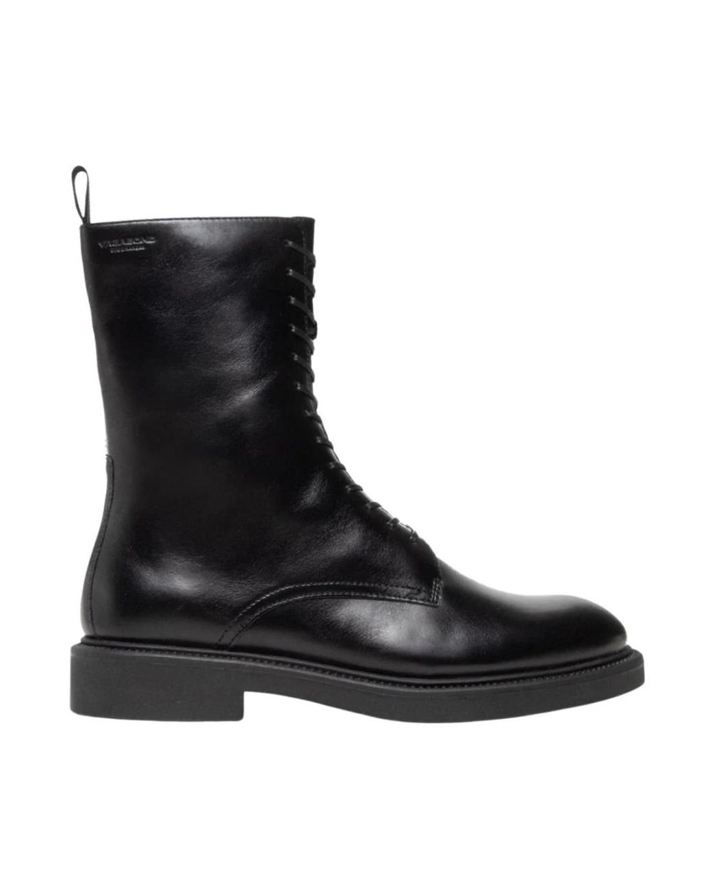 Vagabond Black Lace-Up Boots