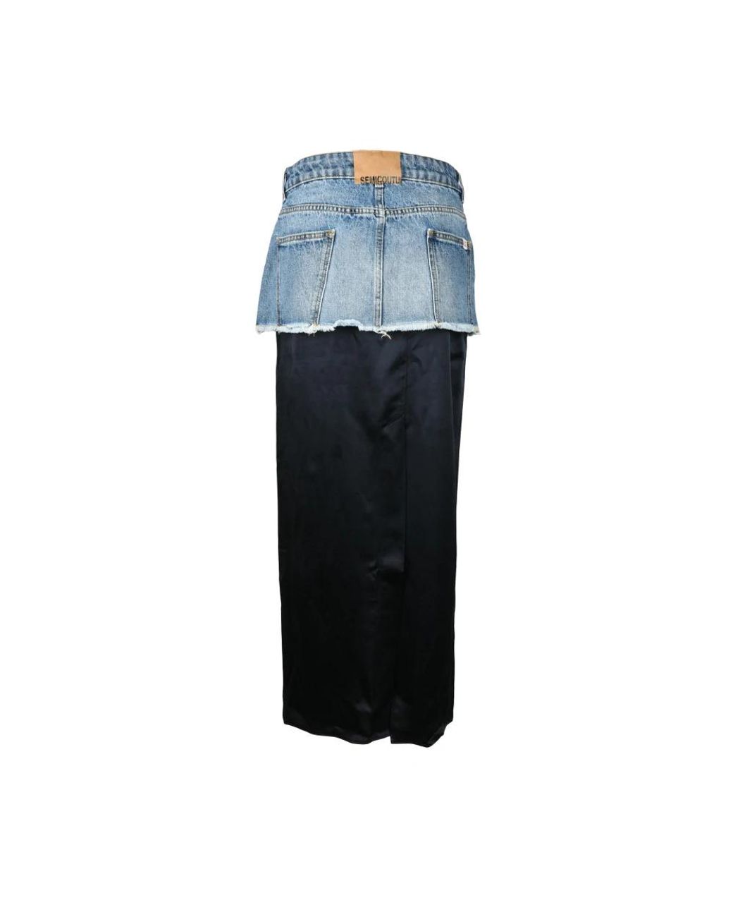 Semicouture Blue Maxi Skirts