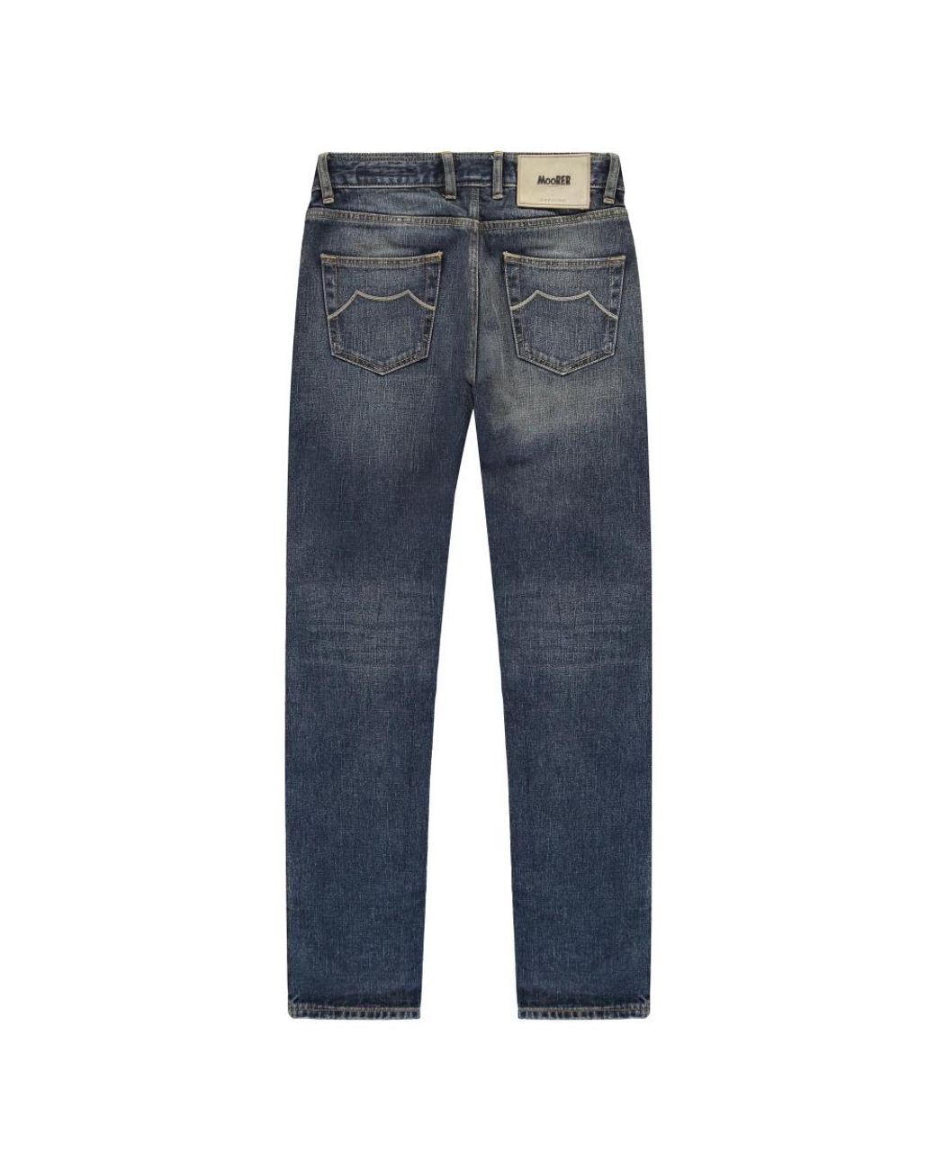 Moorer Blue Slim-Fit Jeans for men
