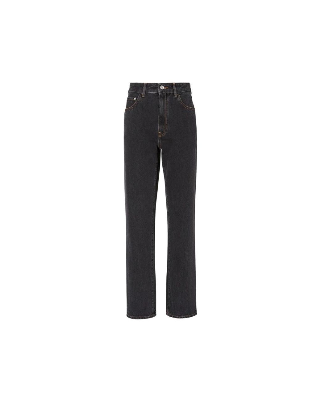 Gcds Black Straight Fit Jeans
