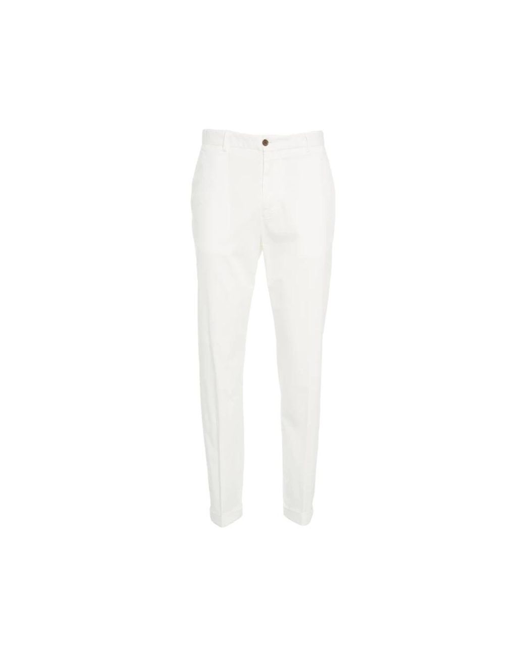 BRIGLIA Broeken ,Wit ,Witte Chino Broek Met Elastische Tailleband in het White voor heren