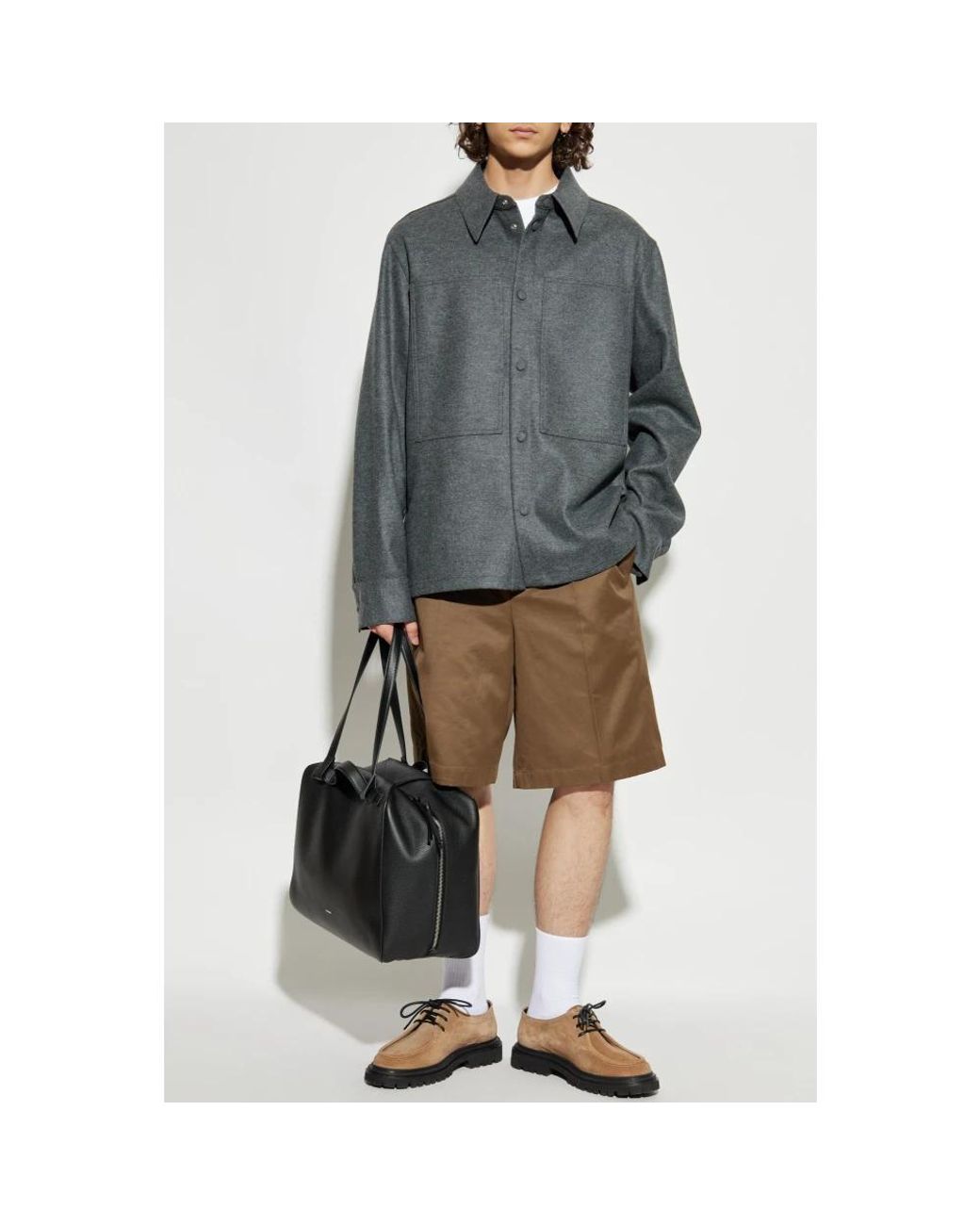 Jil Sander Gray Casual Shirts for men