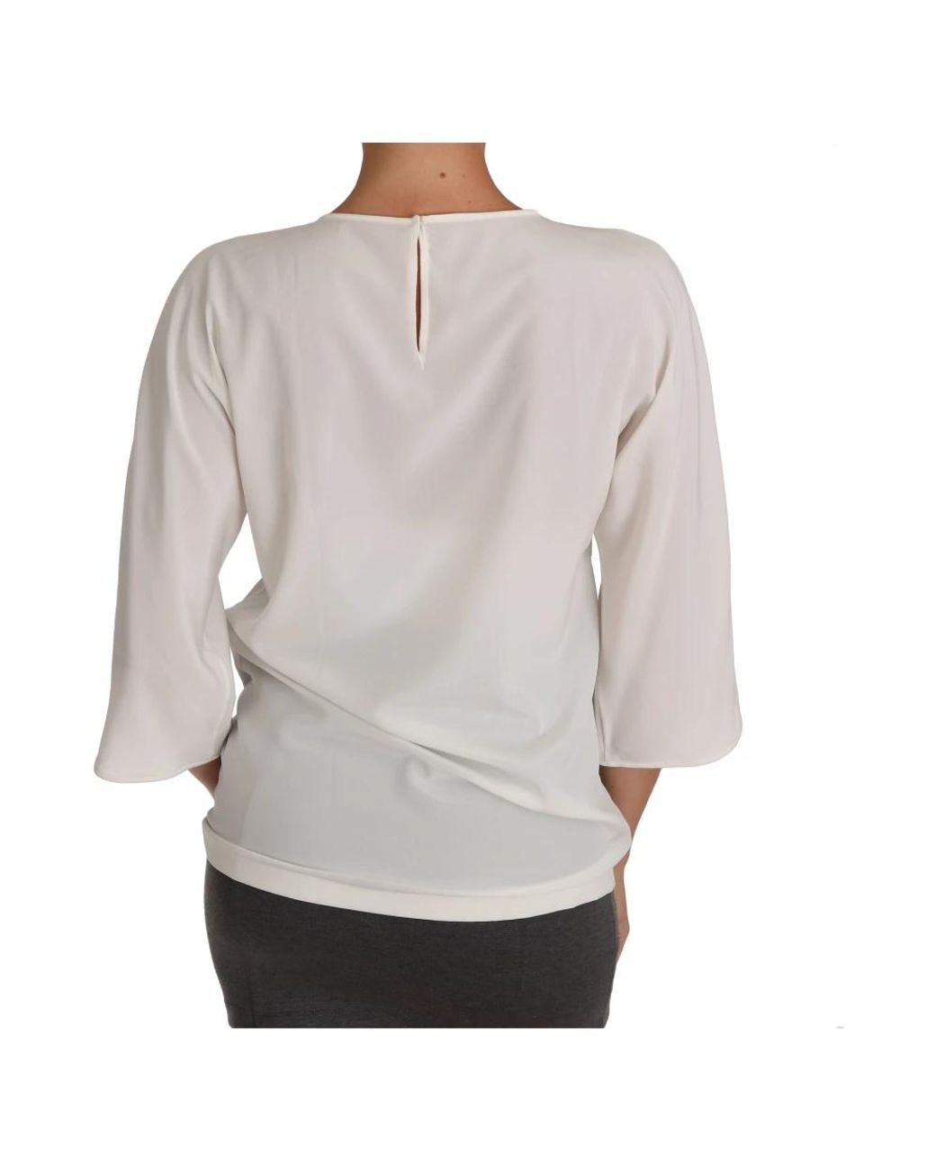 Long Sleeve Tops di Dolce & Gabbana in Gray