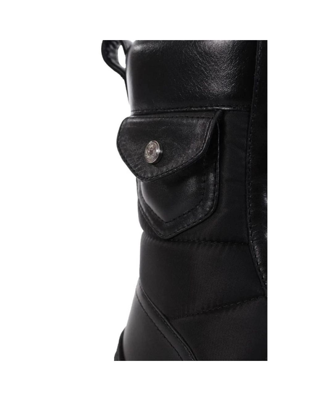 Love Moschino Black Lace-Up Boots