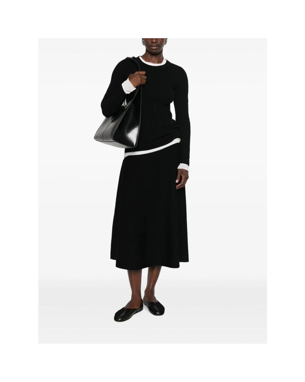 Kujten Black Round-Neck Knitwear