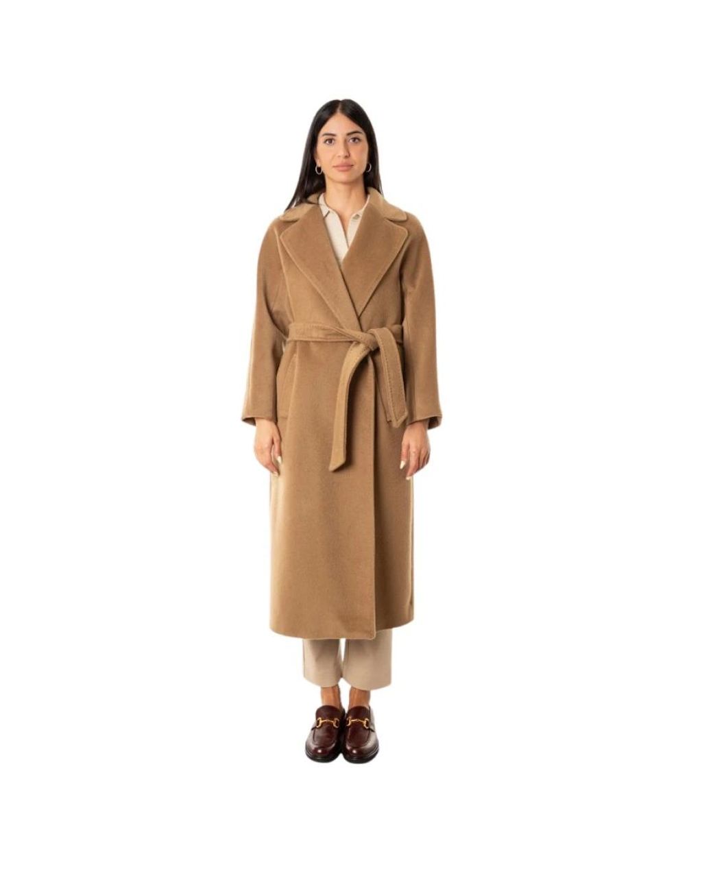 Weekend by Maxmara Brown Belted Coats