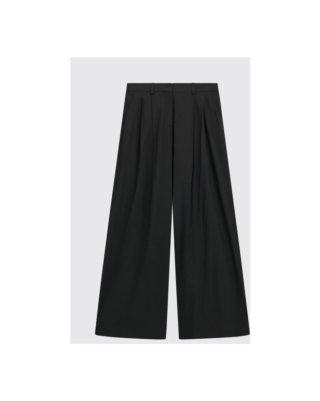 Liviana Conti Black Wide Trousers