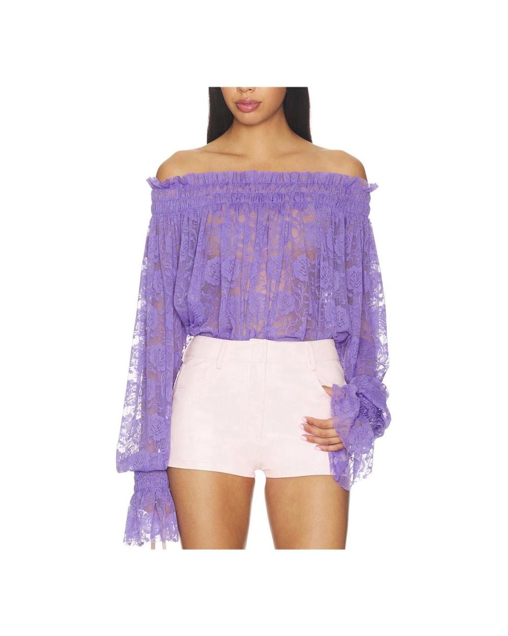 Blouses Norma Kamali de color Purple