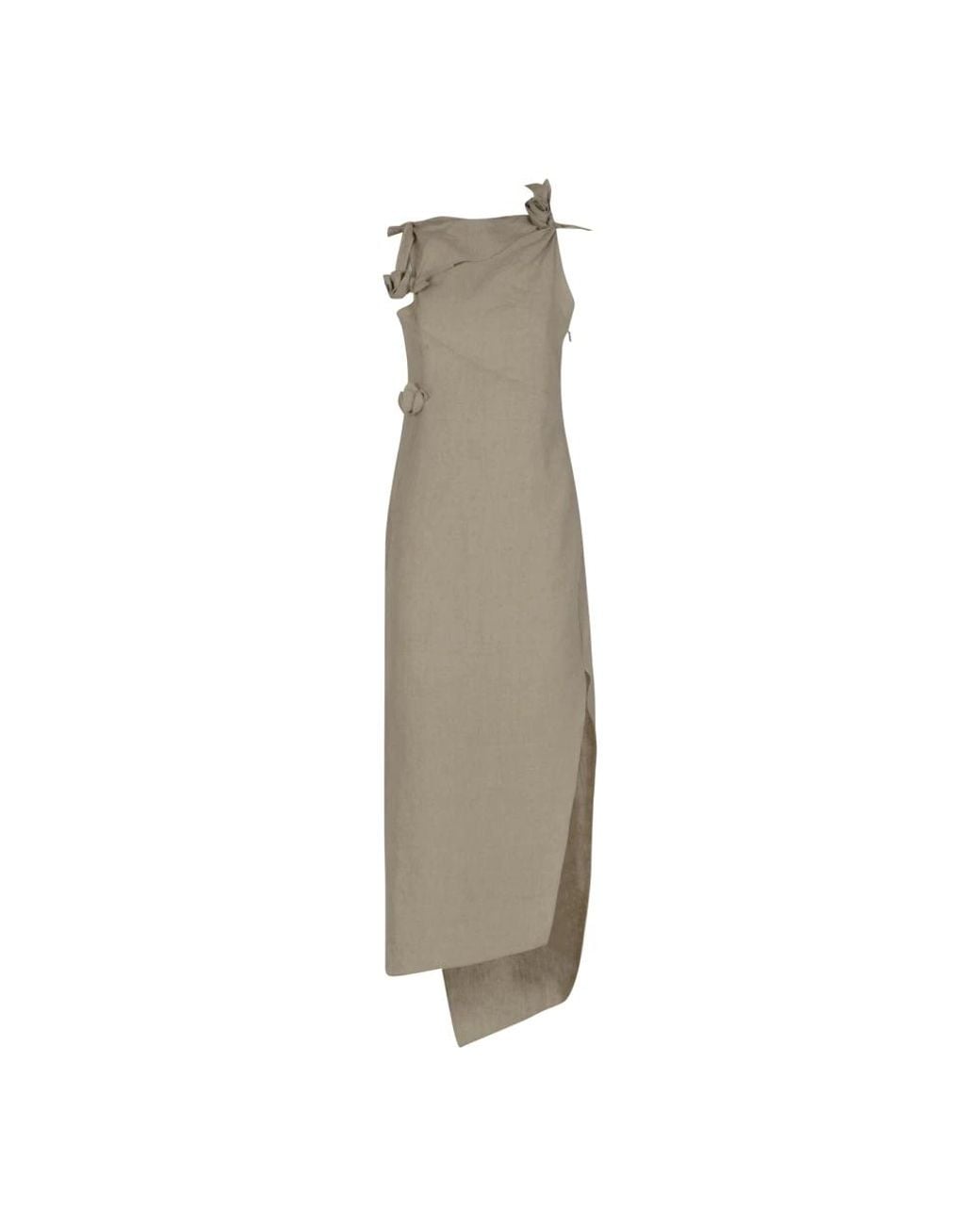 Coperni Natural Midi Dresses