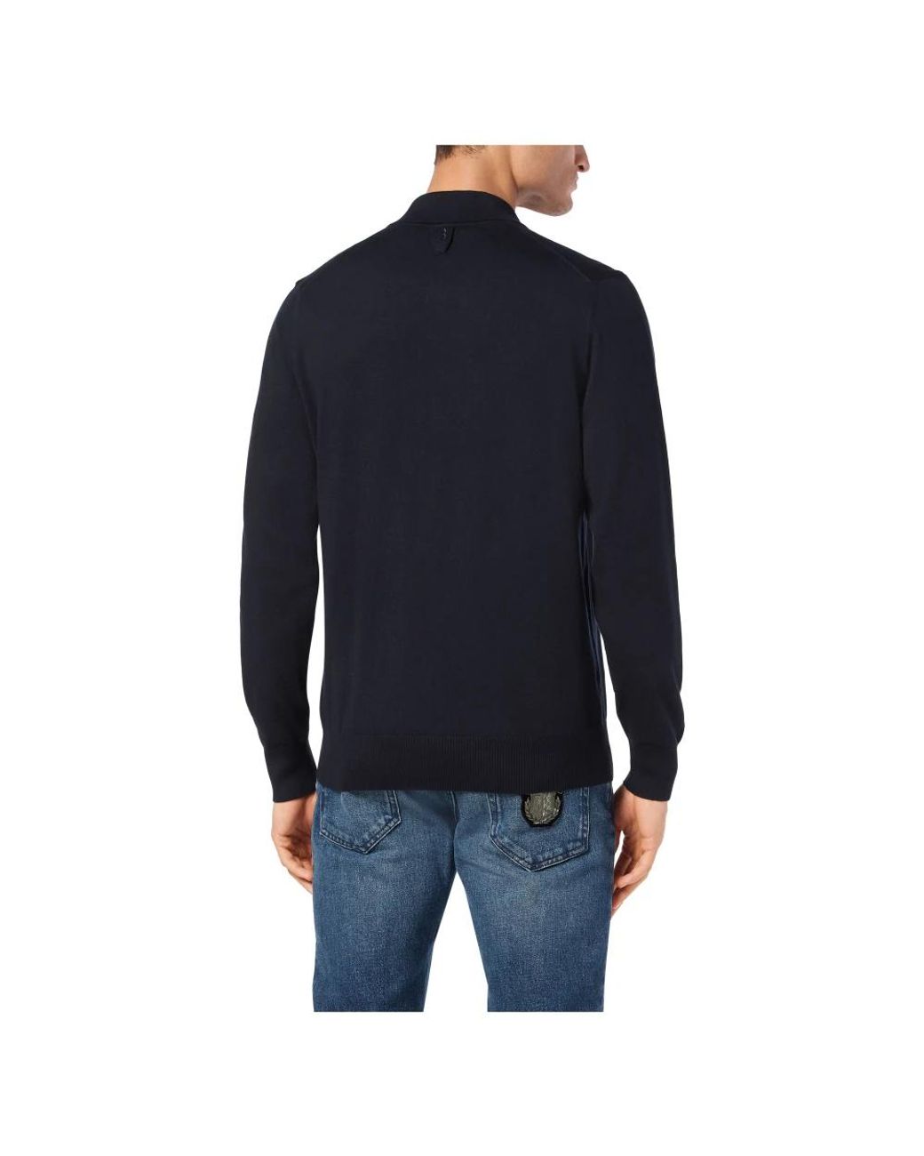 Billionaire Crest Pullover in Blue für Herren