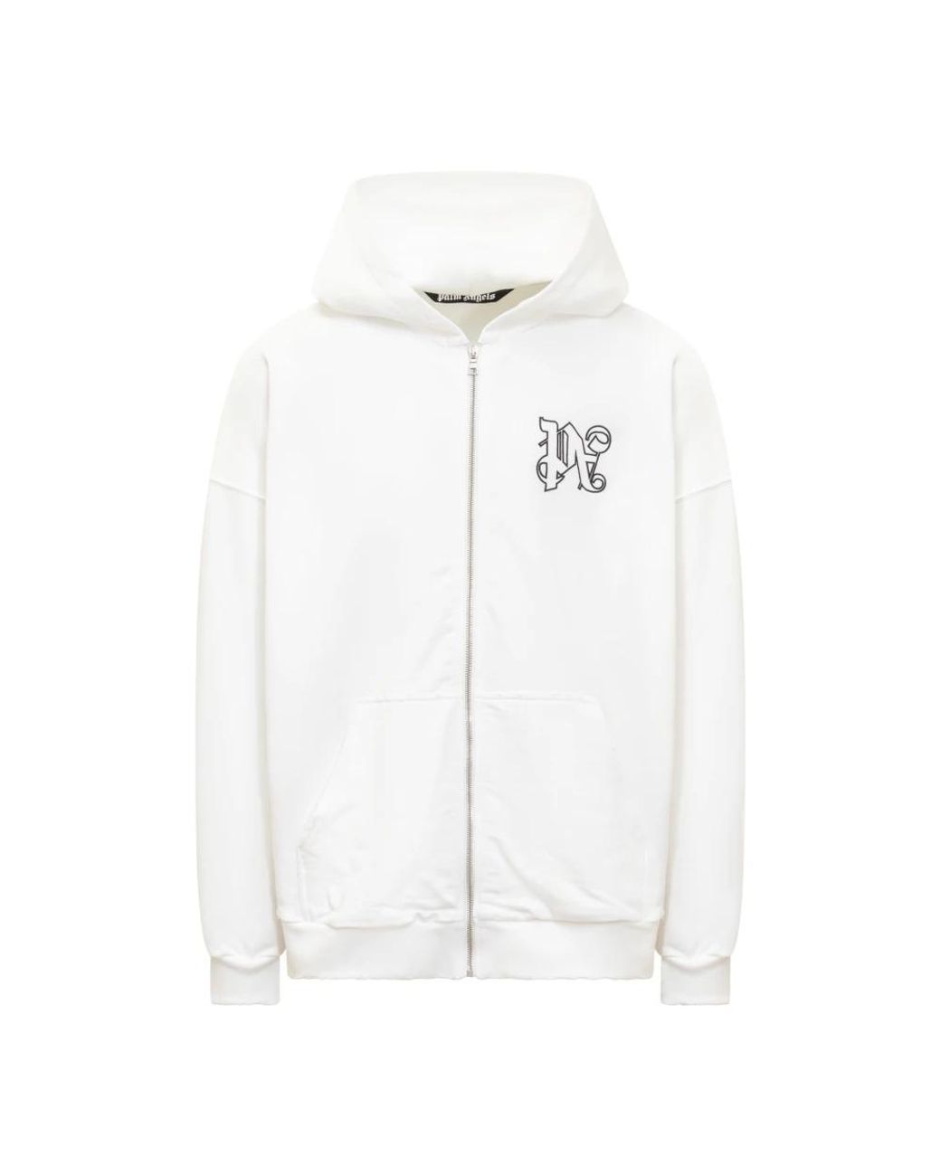 Palm Angels Hoodies & Sweatvesten ,Wit ,Sweatshirt Met Lange Mouwen in het White voor heren