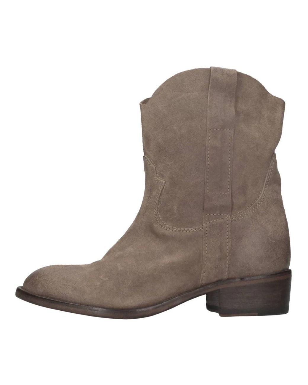Moma Brown Cowboy & Biker Boots