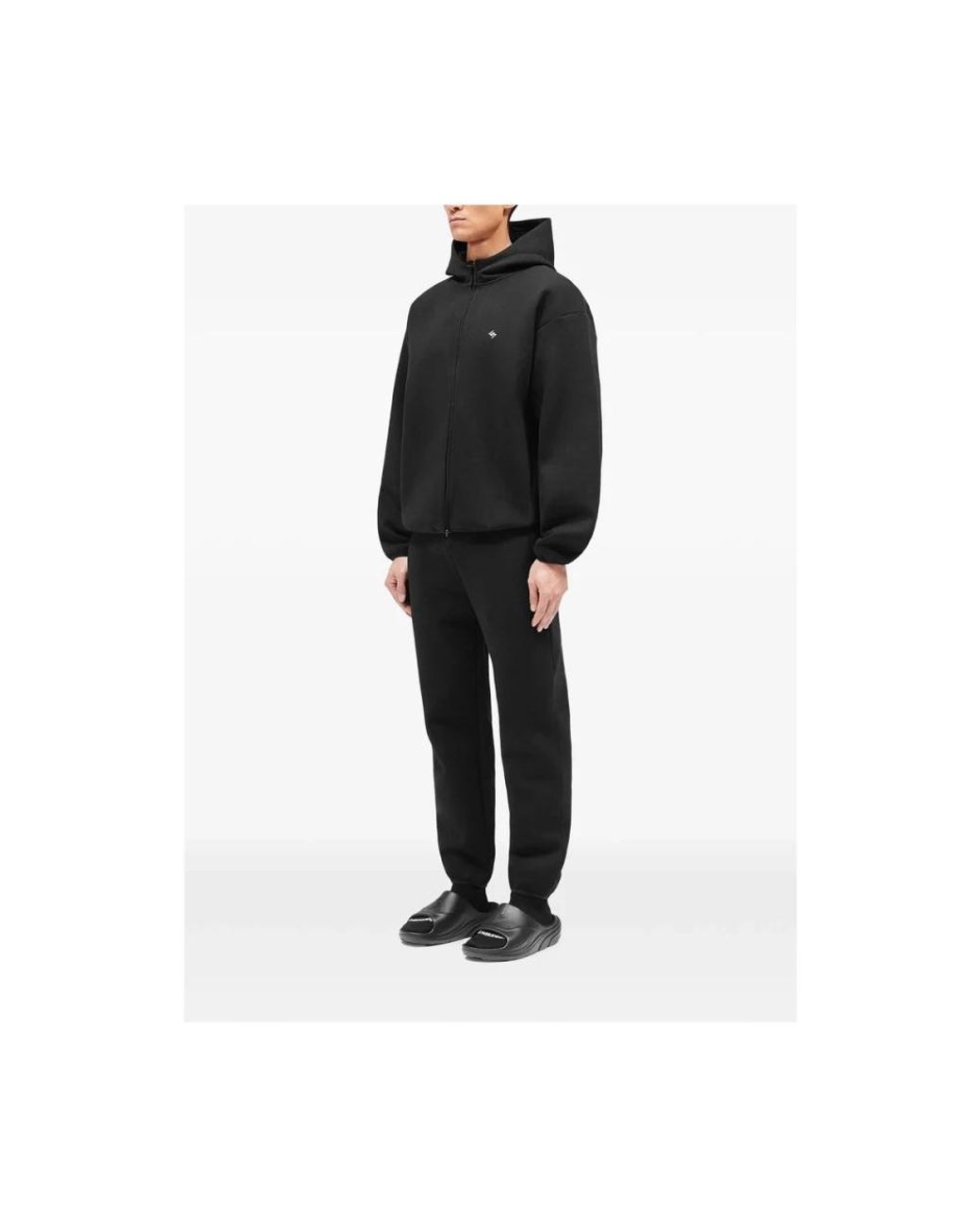 Zip-Throughs Represent de hombre de color Black