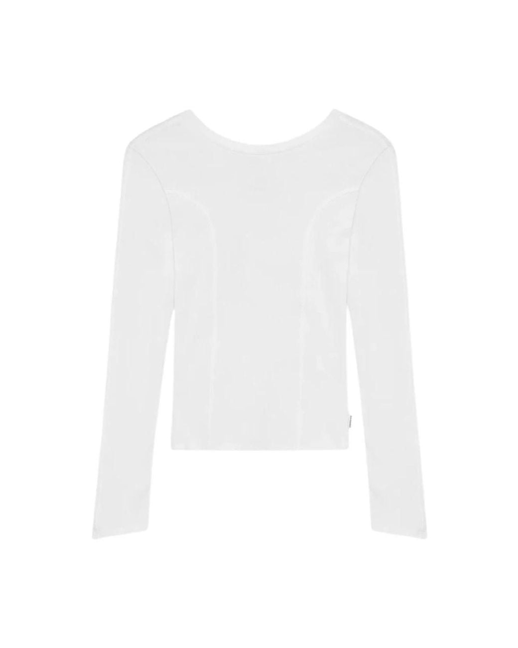 Won Hundred White Long Sleeve T-Shirts