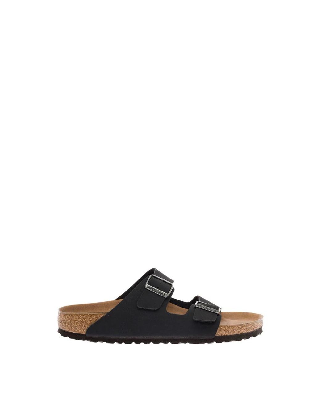 Birkenstock Black Arizona Vegan Leather Sandals for men