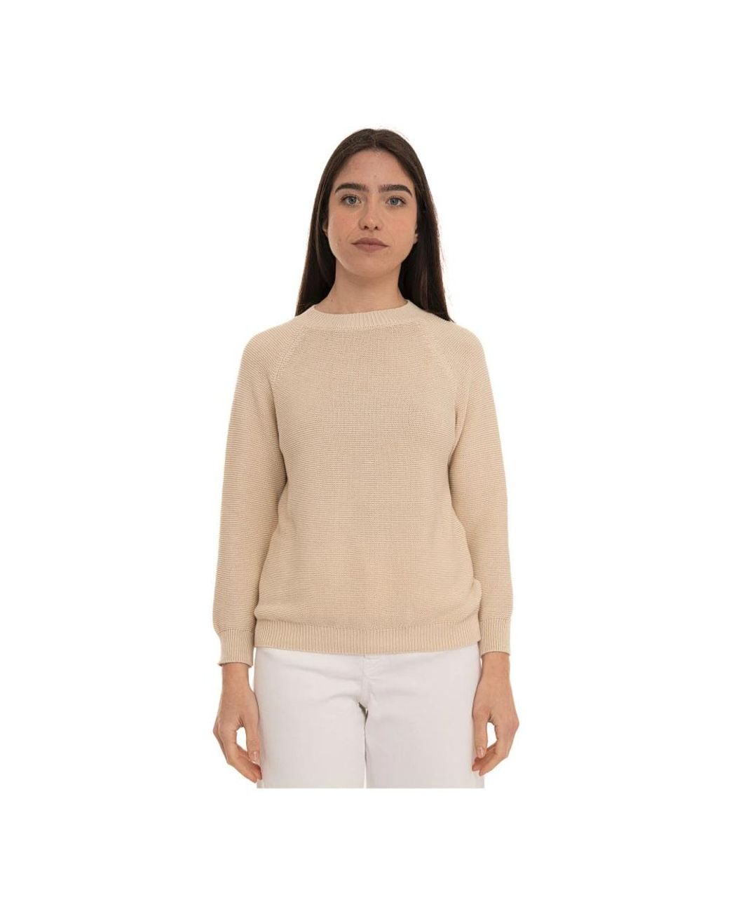 Weekend by Maxmara Natural Round-Neck Knitwear