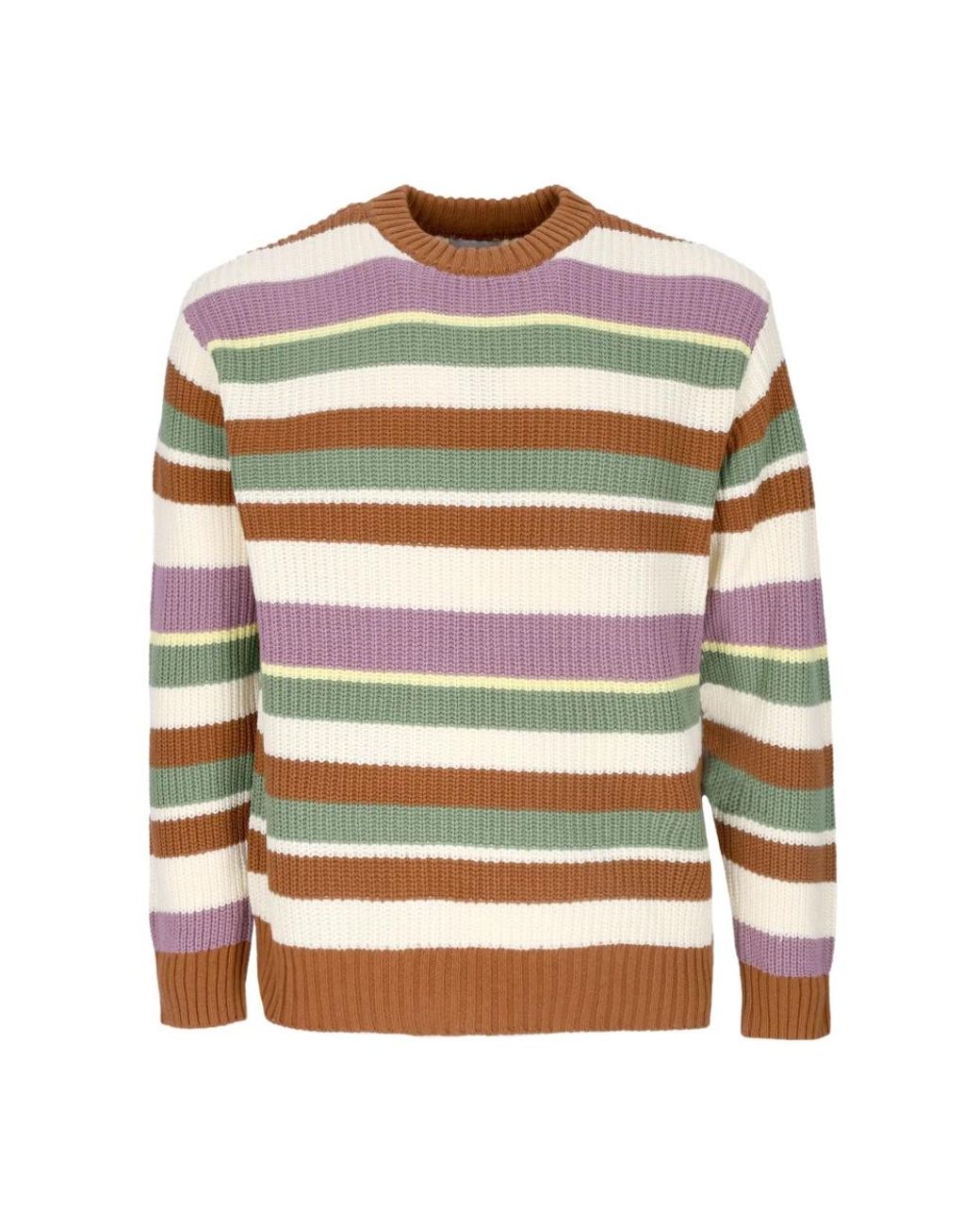Obey Multicolor Round-Neck Knitwear for men