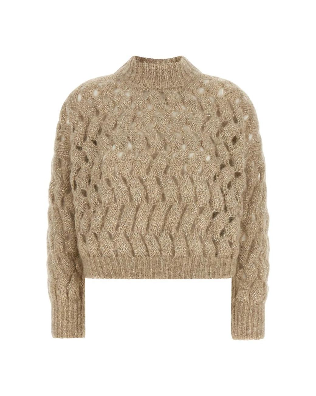 Brunello Cucinelli Natural Strickware