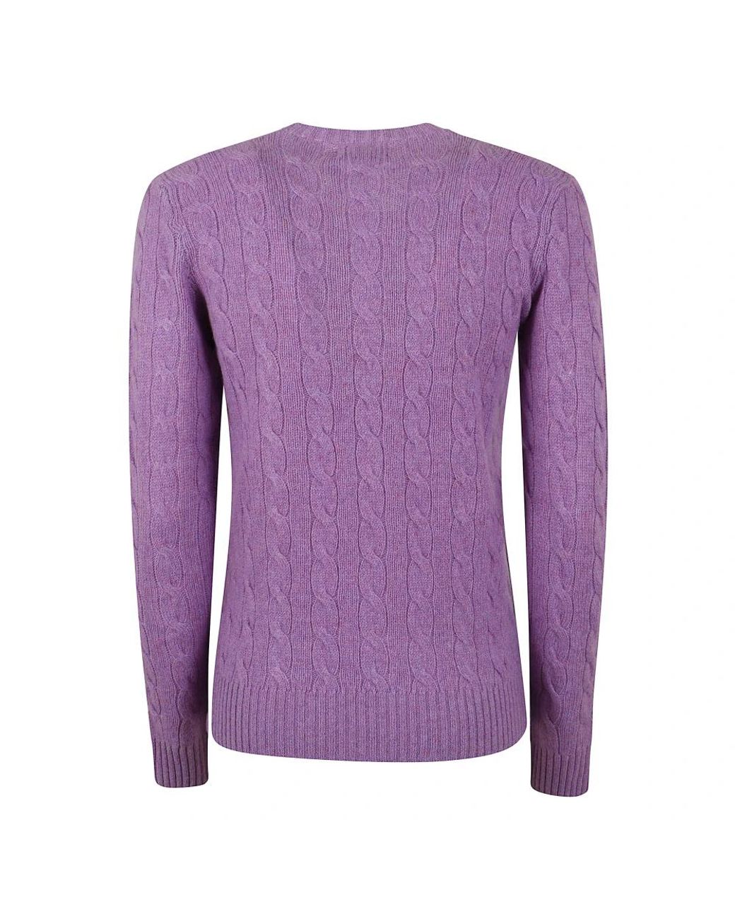 Polo Ralph Lauren Purple Round-Neck Knitwear