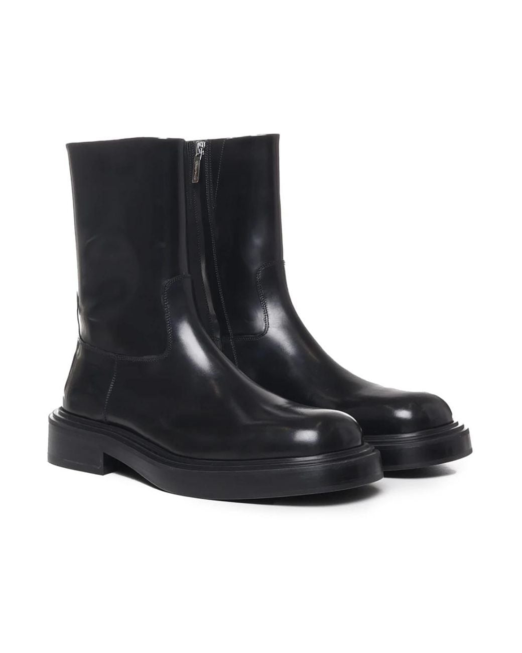 Ferragamo Black Chelsea Boots for men