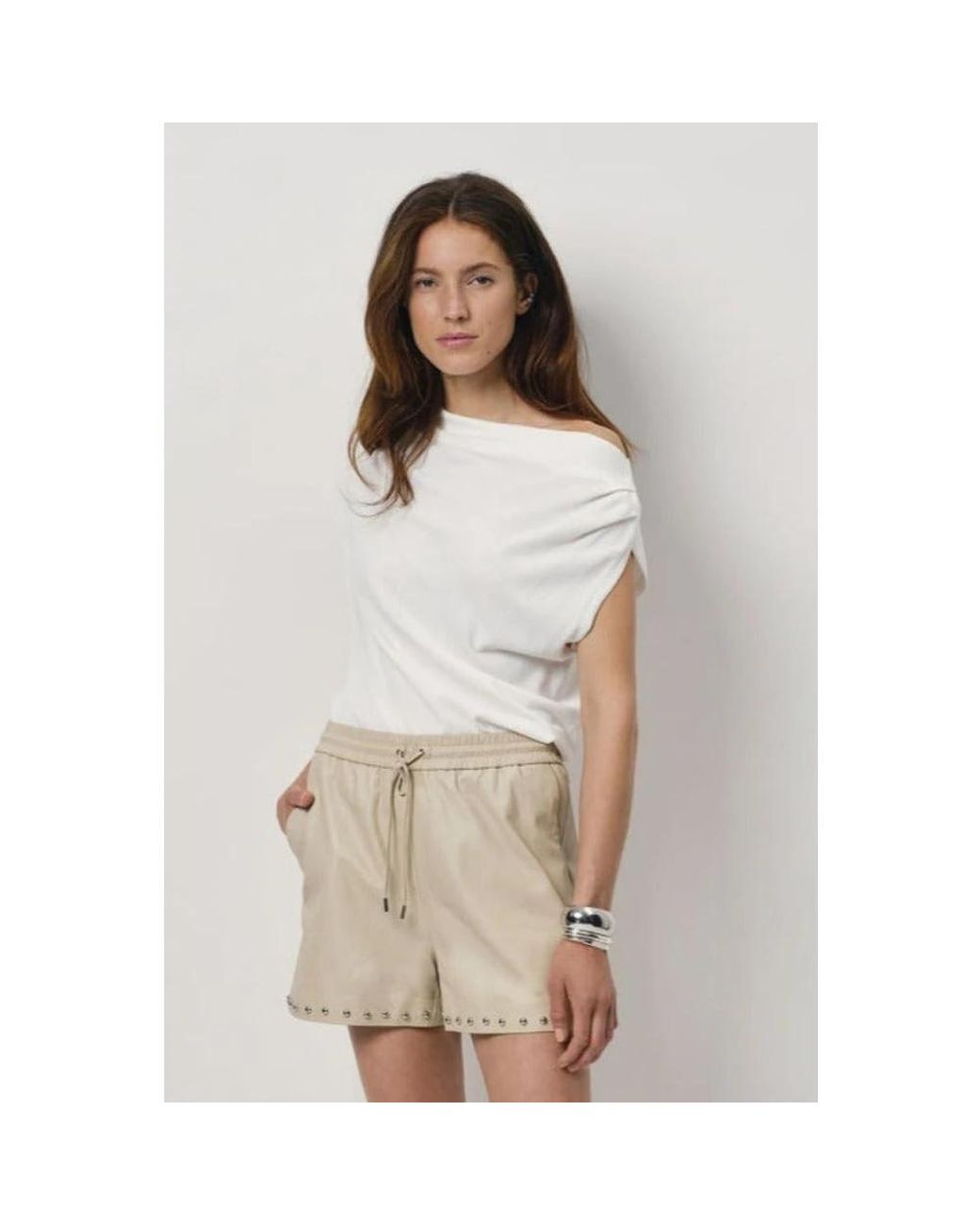 Dante 6 White Sleeveless Tops