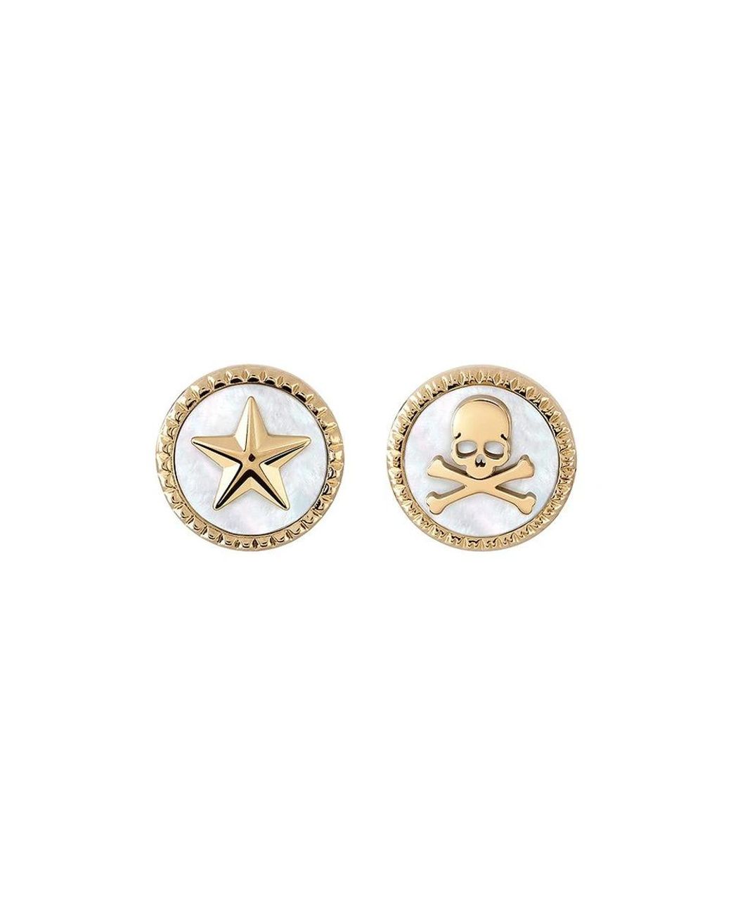 Philipp Plein Metallic Earrings