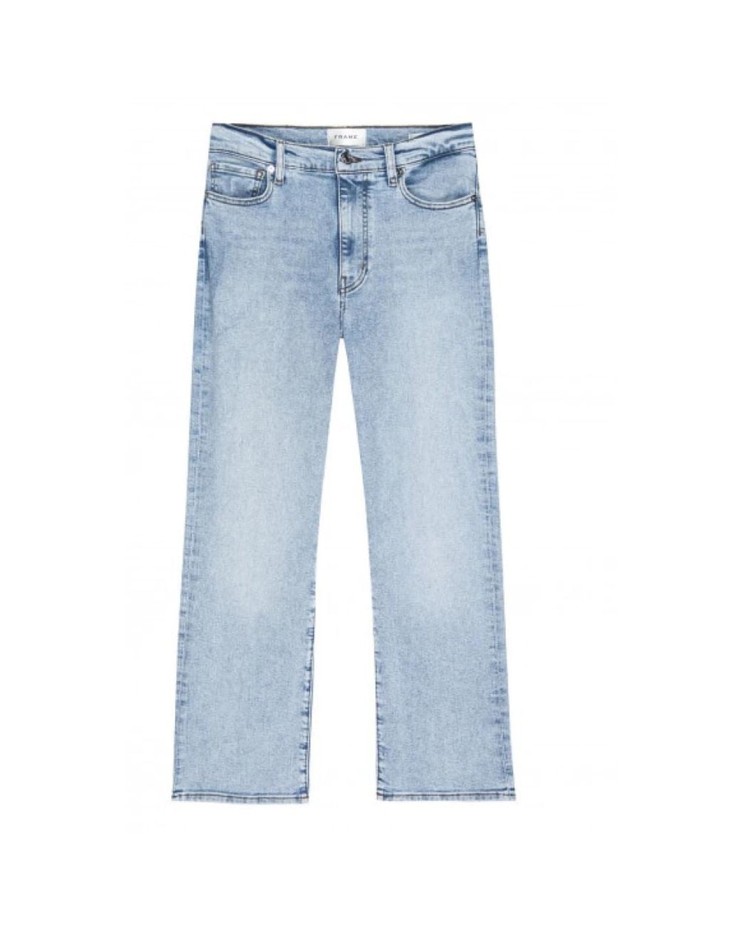 FRAME Blue Straight Fit Jeans