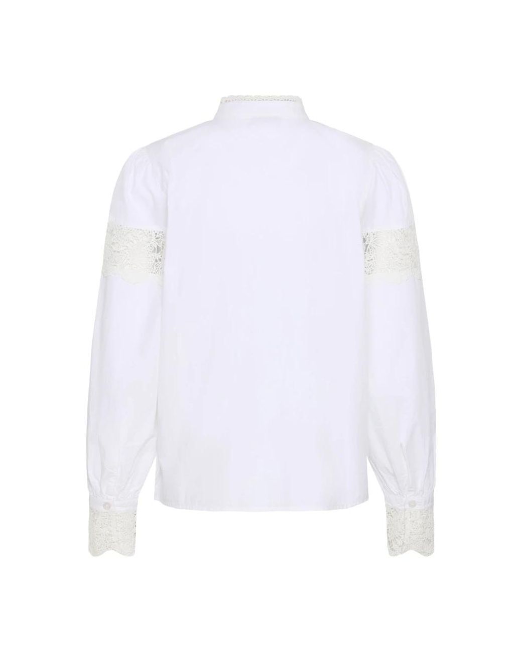 Shirts Kaffe de color White