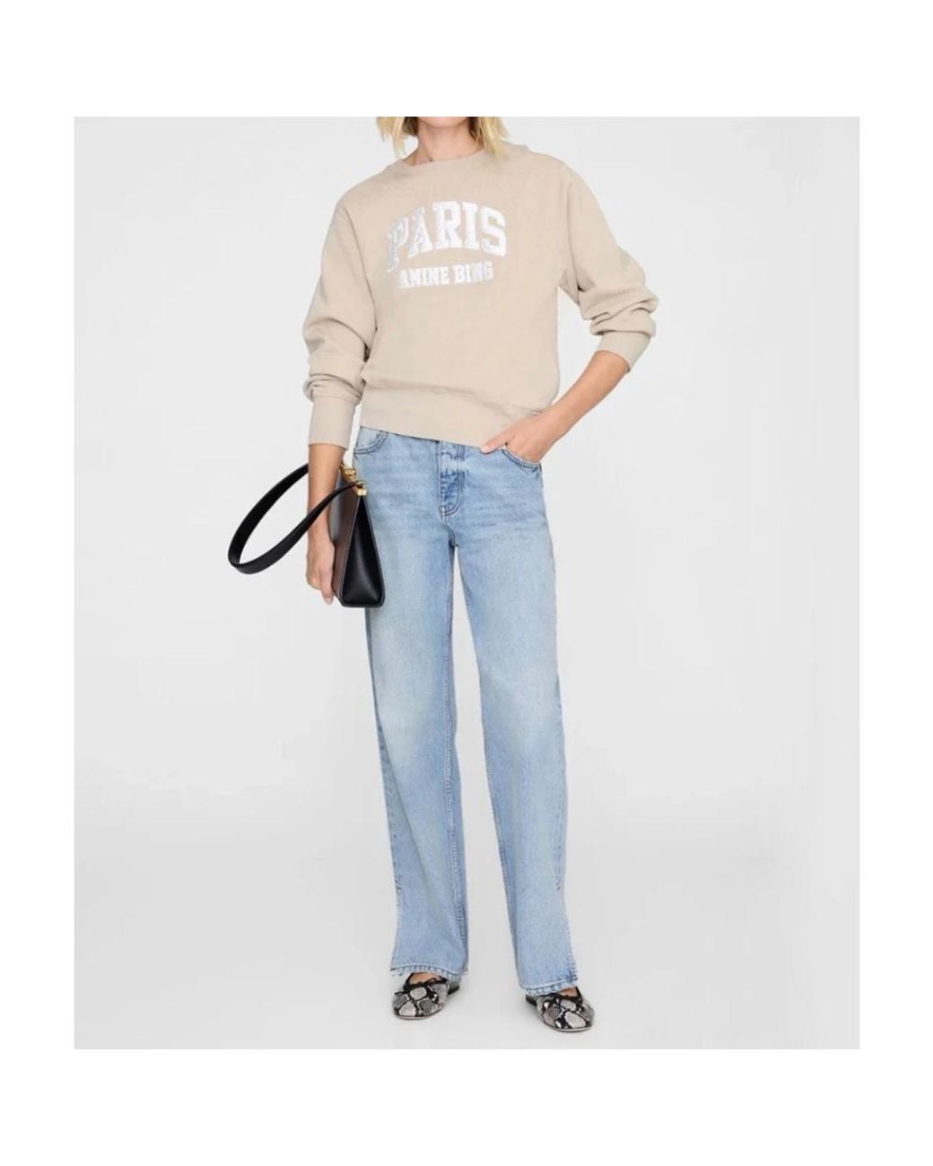 Anine Bing White Sweatshirts