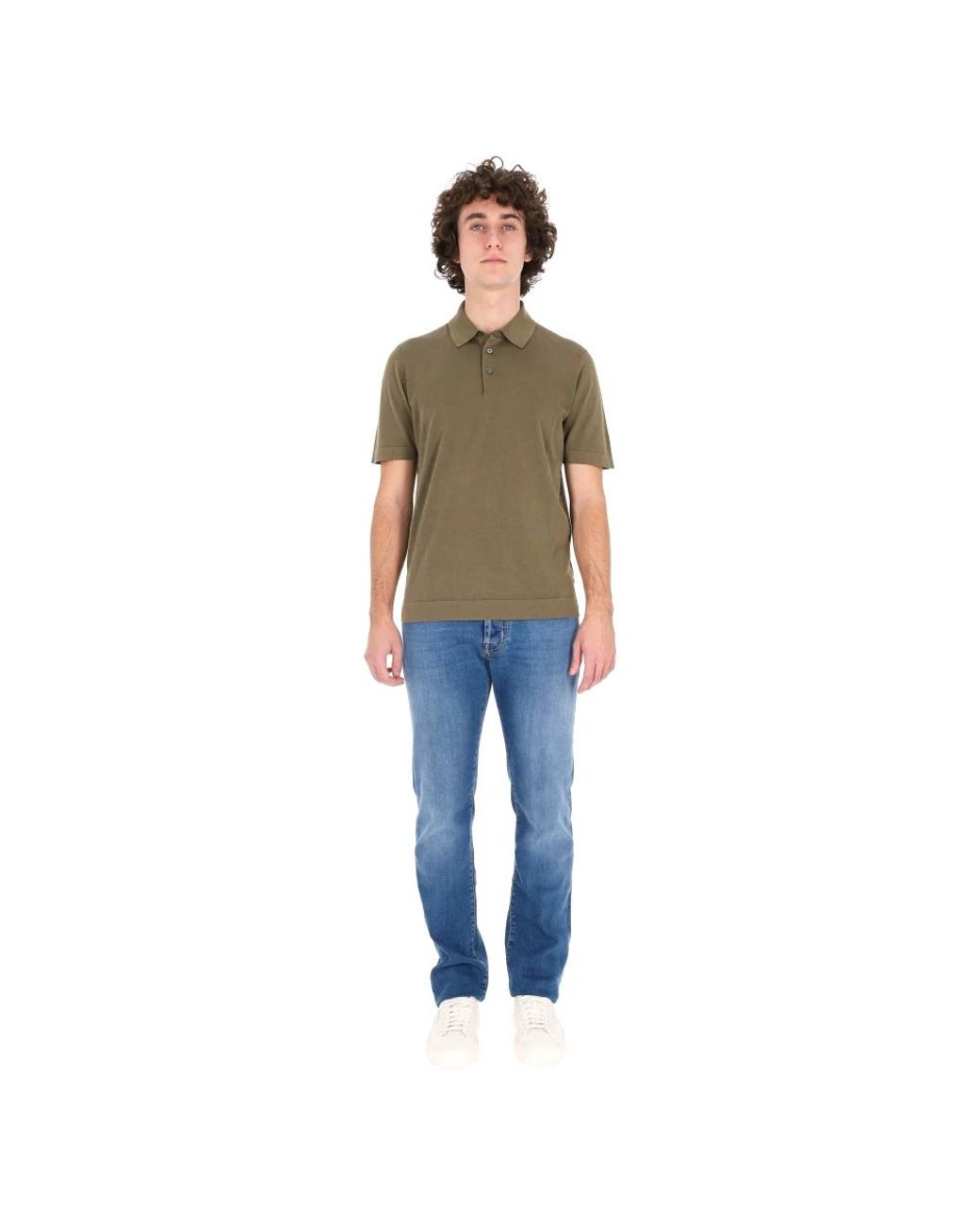 Polo Shirts Drumohr de hombre de color Brown