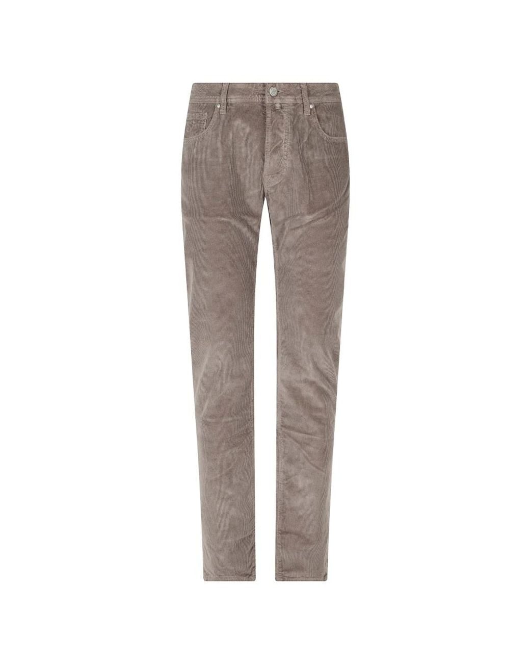 Jacob Cohen Gray Straight Trousers for men