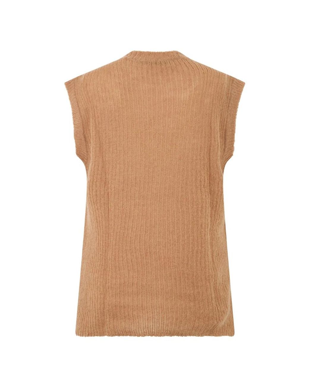 Alberta Ferretti Brown Round-Neck Knitwear