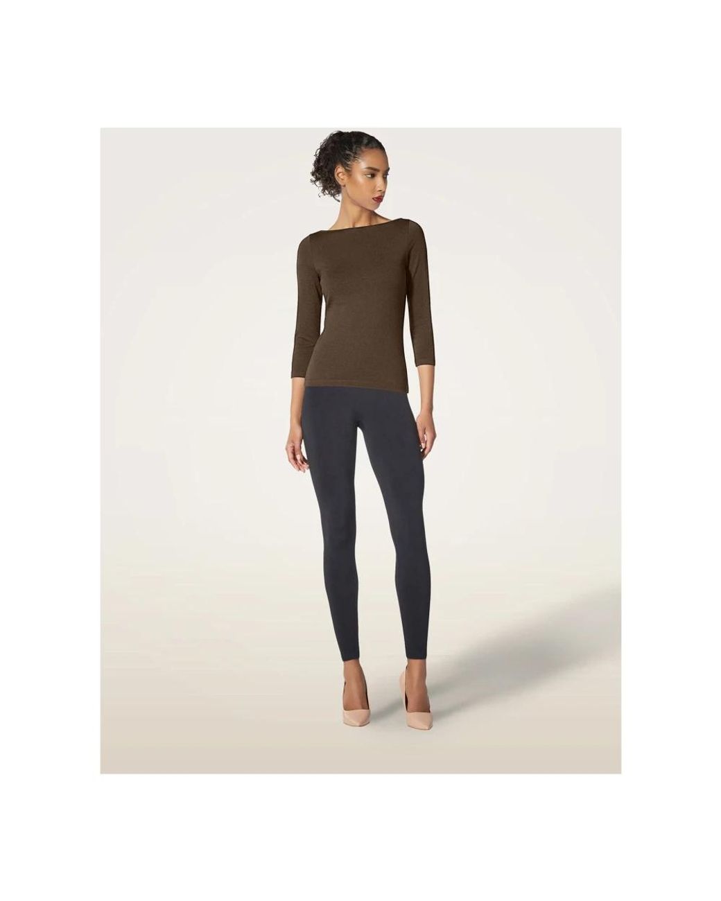 Wolford Brown Long Sleeve T-Shirts