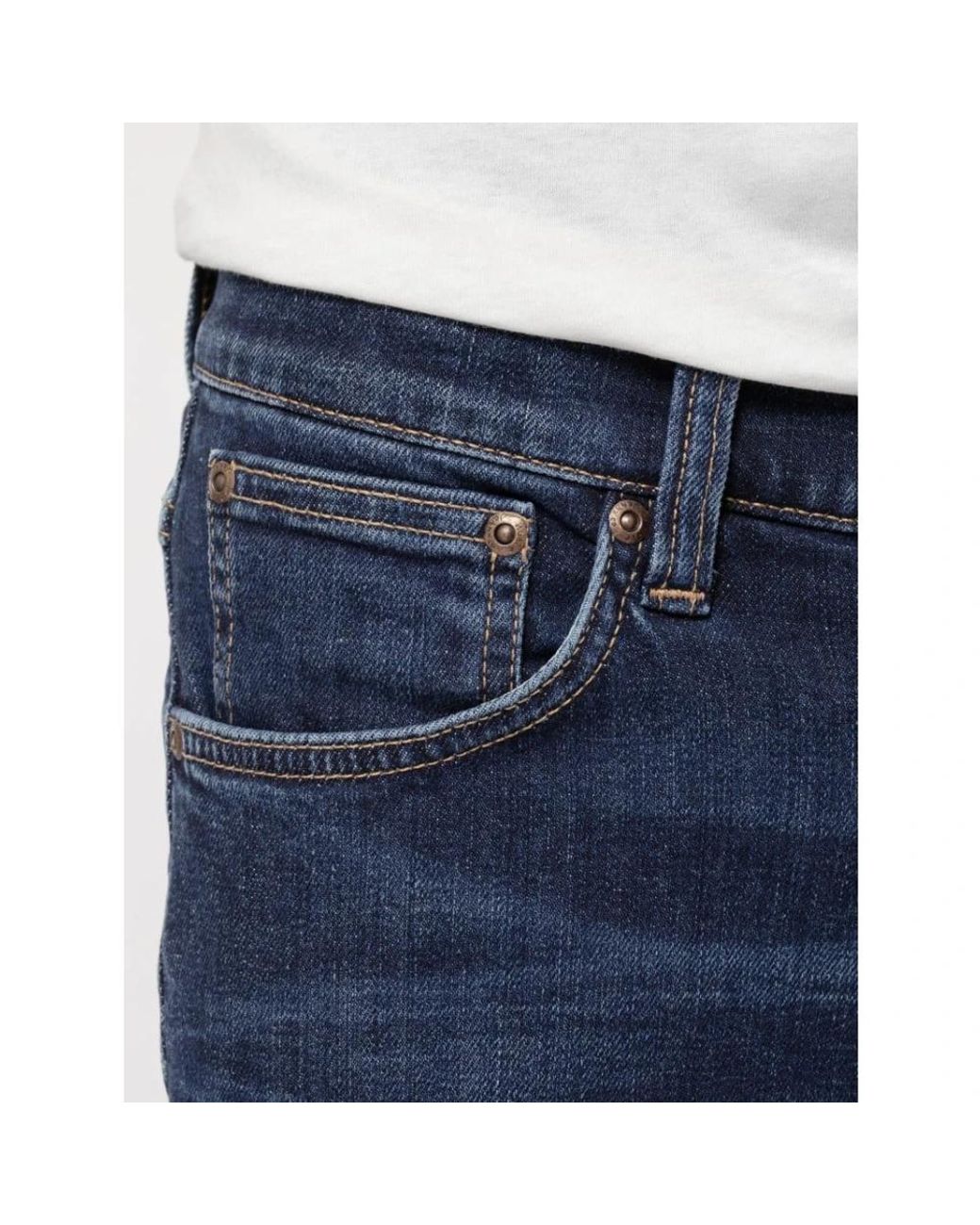 Nudie Jeans Blue Slim-Fit Jeans for men