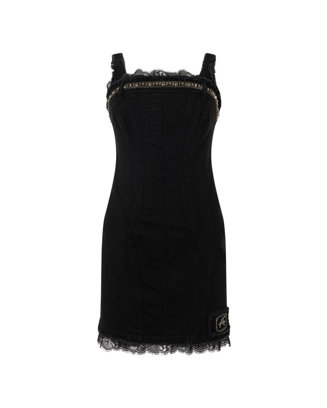Alberta Ferretti Black Short Dresses