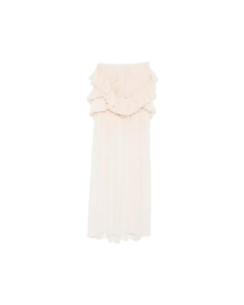 Dries Van Noten White Maxi Skirts