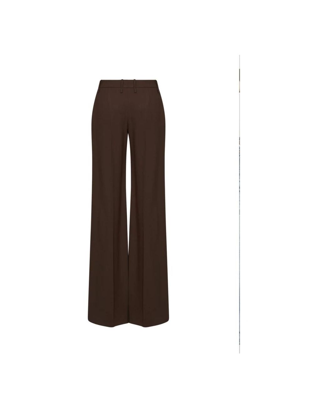 Ermanno Scervino Brown Wide Trousers