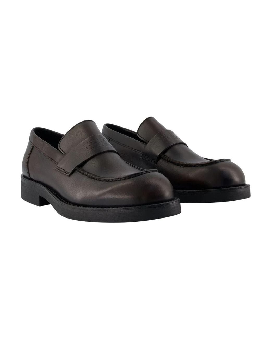 MM6 by Maison Margiela Black Loafers for men