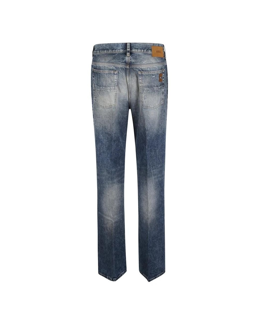 Amiri Blue Straight Jeans for men