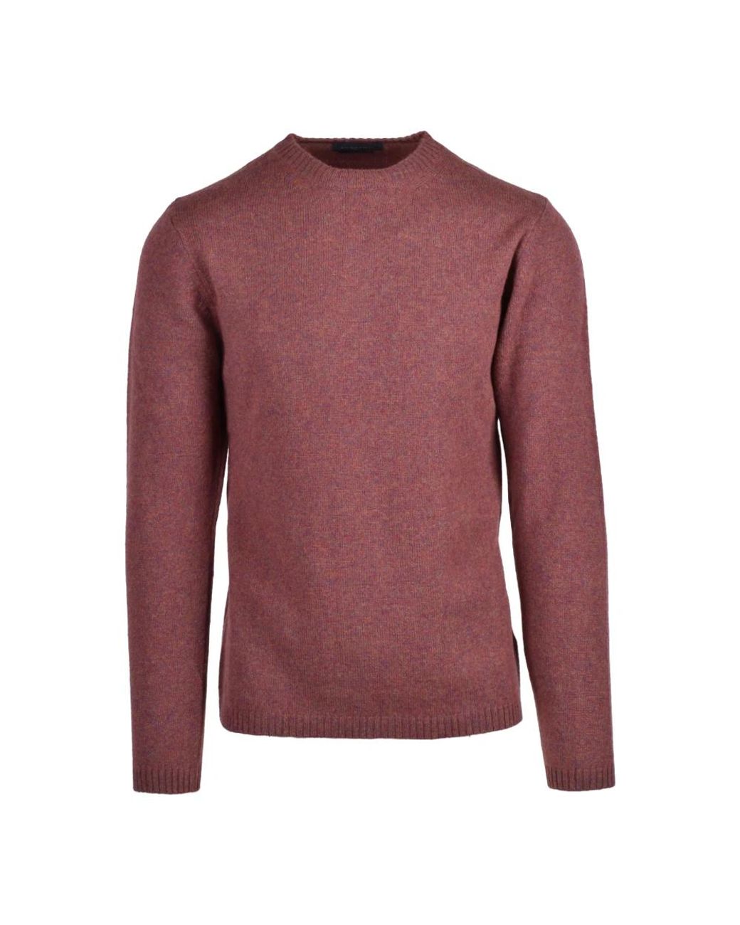 Daniele Fiesoli Purple Round-Neck Knitwear for men