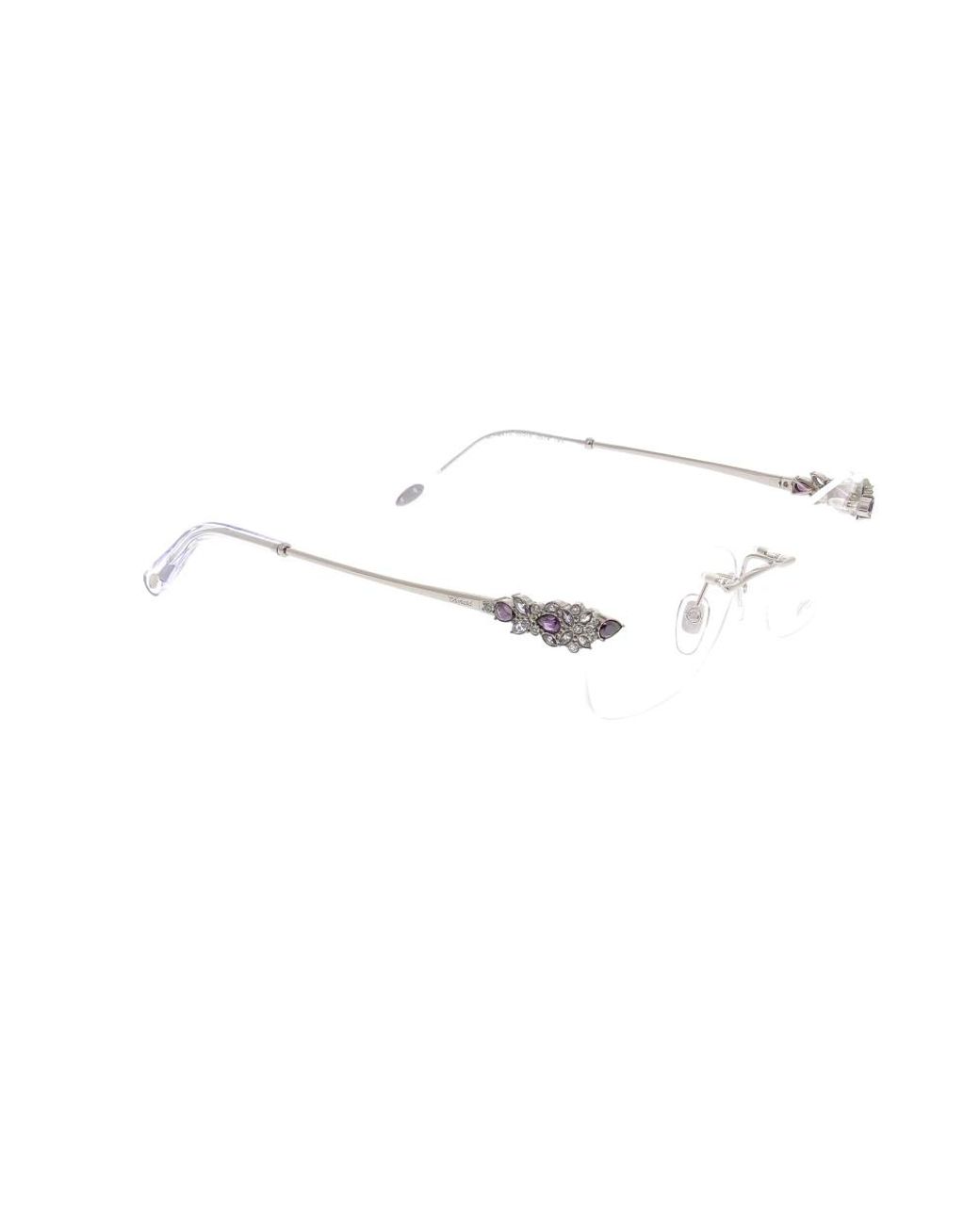 Glasses Chopard de color Metallic